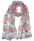 Pink Patterned Scarf