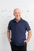 adaptive-polo-short-sleeves-rib-knit-solid-color-navy