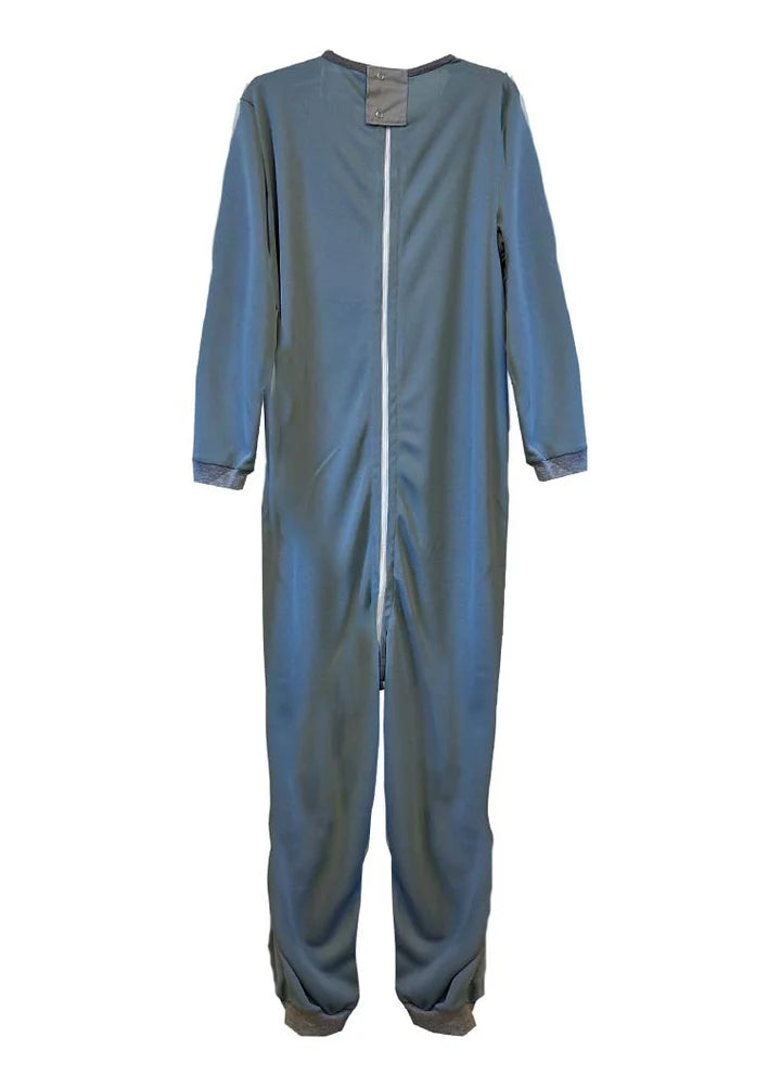 Unisex Anti-Strip Nighttime Jumpsuit- Long