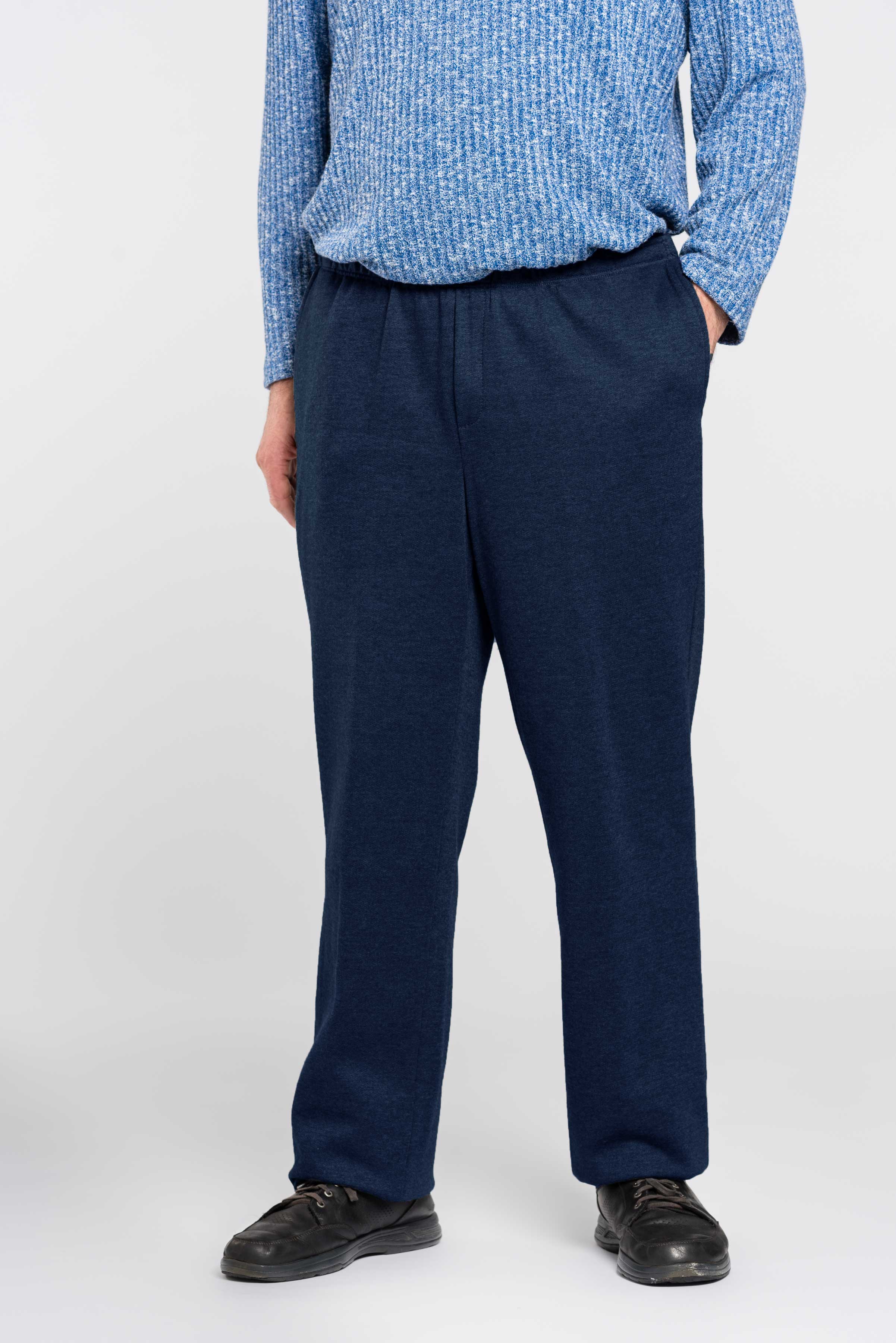 Comfort and convenience come together in our adaptive pants. These pants feature side openings with snap closures for easy dressing and undressing. Made from a soft and durable polycotton blend, these pants are also machine-washable for hassle-free mainte