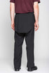 Experience comfort and convenience with our Adaptive Men's Open Back Pants. Designed with gabardine fabric, these pants are both stylish and durable, perfect for everyday wear. The machine washable feature and metal snaps make them easy to care for and we