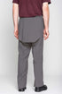 Adaptive Men's Gabardine Seatless Pant - Dark Grey
