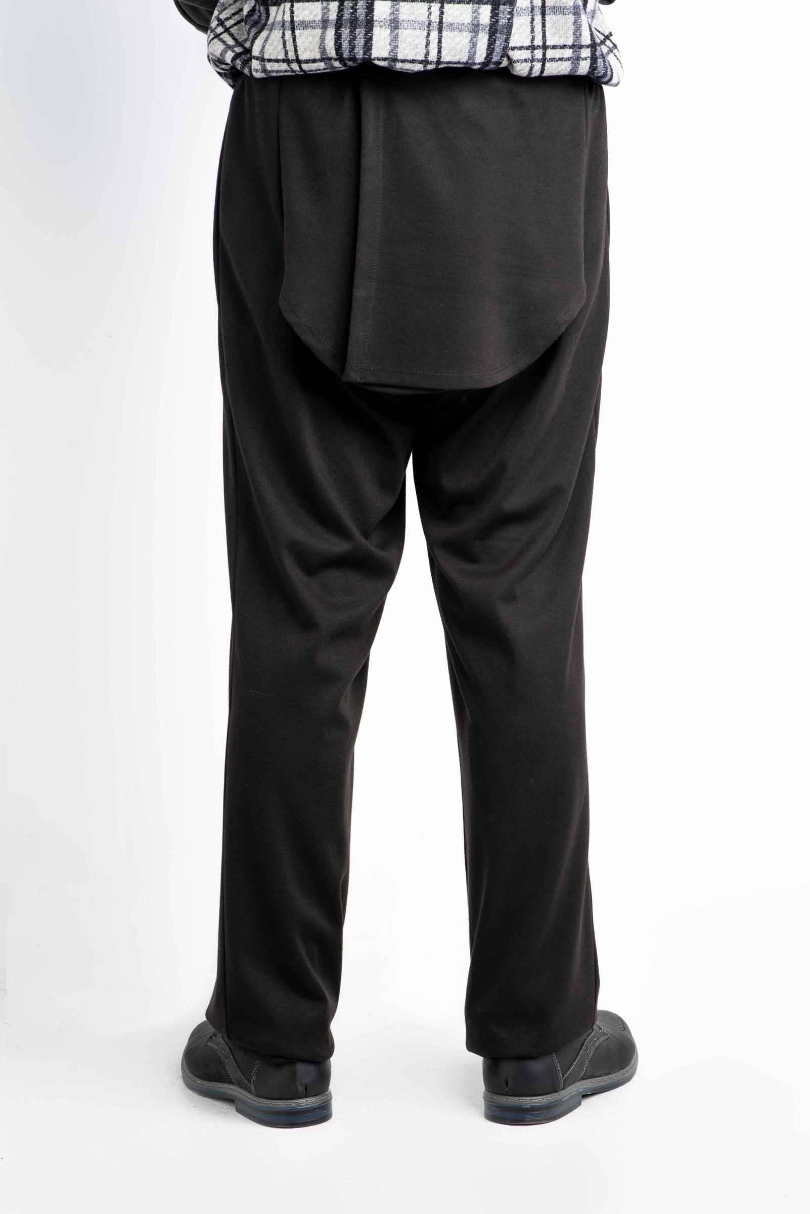 Introducing our Adaptive Pants for Men - perfect for those who struggle with incontinence. These pants feature double panels to discreetly hide diapers, while the soft lightweight fabric provides comfort and ease of movement. Made from a durable polyester