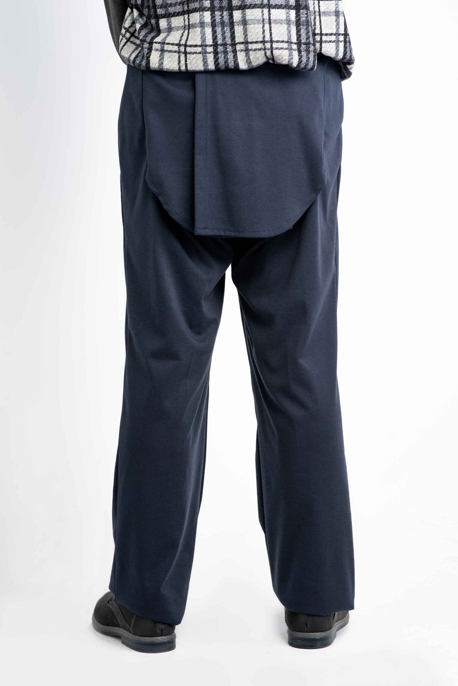 Introducing our Adaptive Pants for Men - perfect for those who struggle with incontinence. These pants feature double panels to discreetly hide diapers, while the soft lightweight fabric provides comfort and ease of movement. Made from a durable polyester