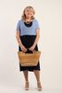 Adaptive Dress, Fake Dickey Blouse, Back Opening, Shoulder Snap Closure