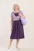 Adaptive Dress, Fake Dickey Blouse, Back Opening, Shoulder Snap Closure