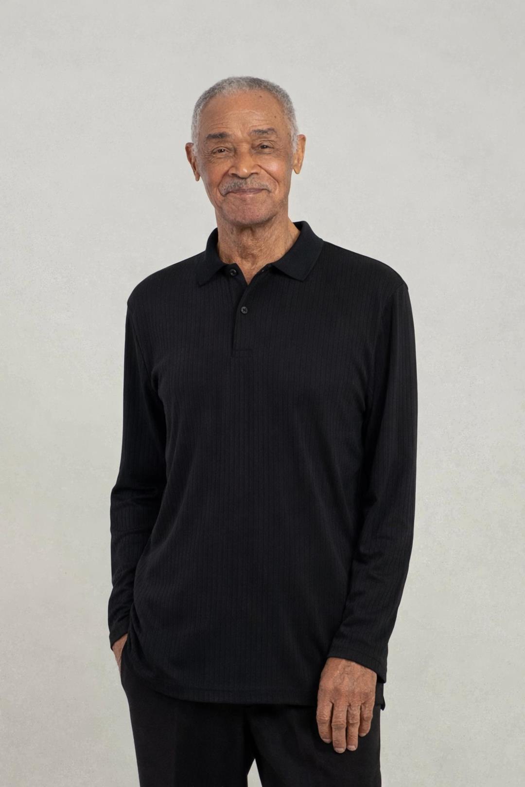 1NHT121-1R136-Adaptive Polo, Long Sleeves
