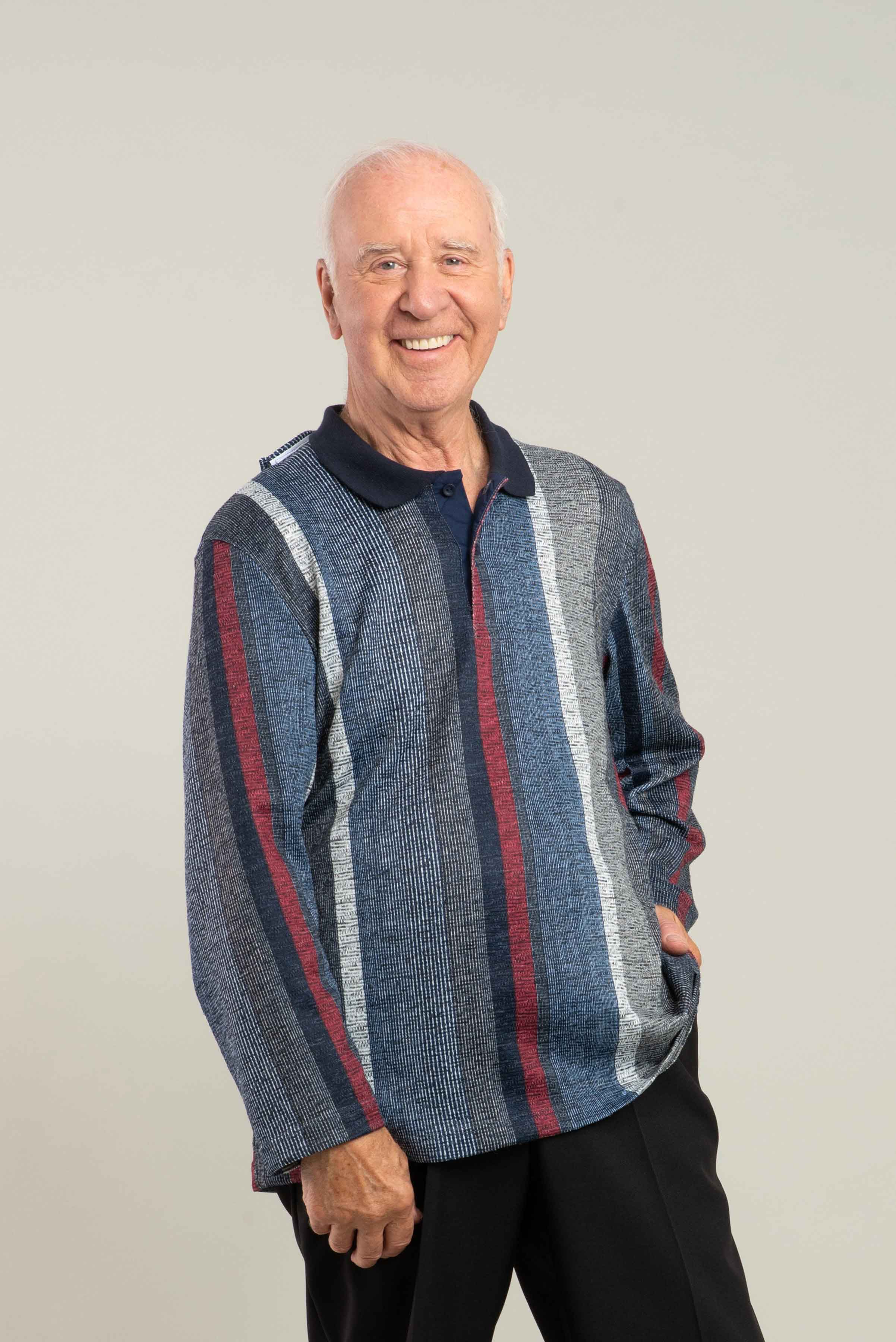 1NHT121-1W106-Adaptive Polo, Long Sleeves