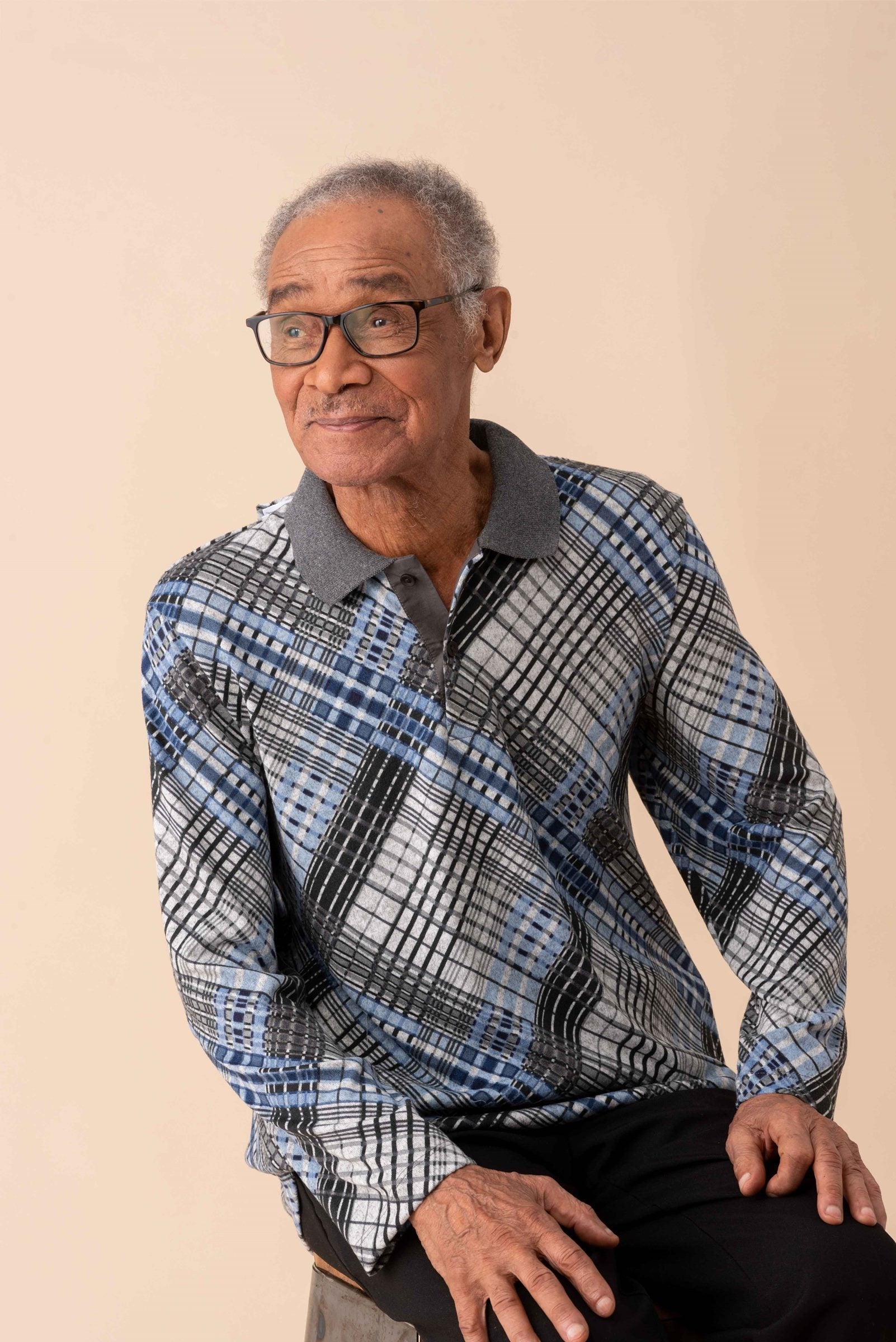 1NHT121-1Y127-Adaptive Polo, Long Sleeves