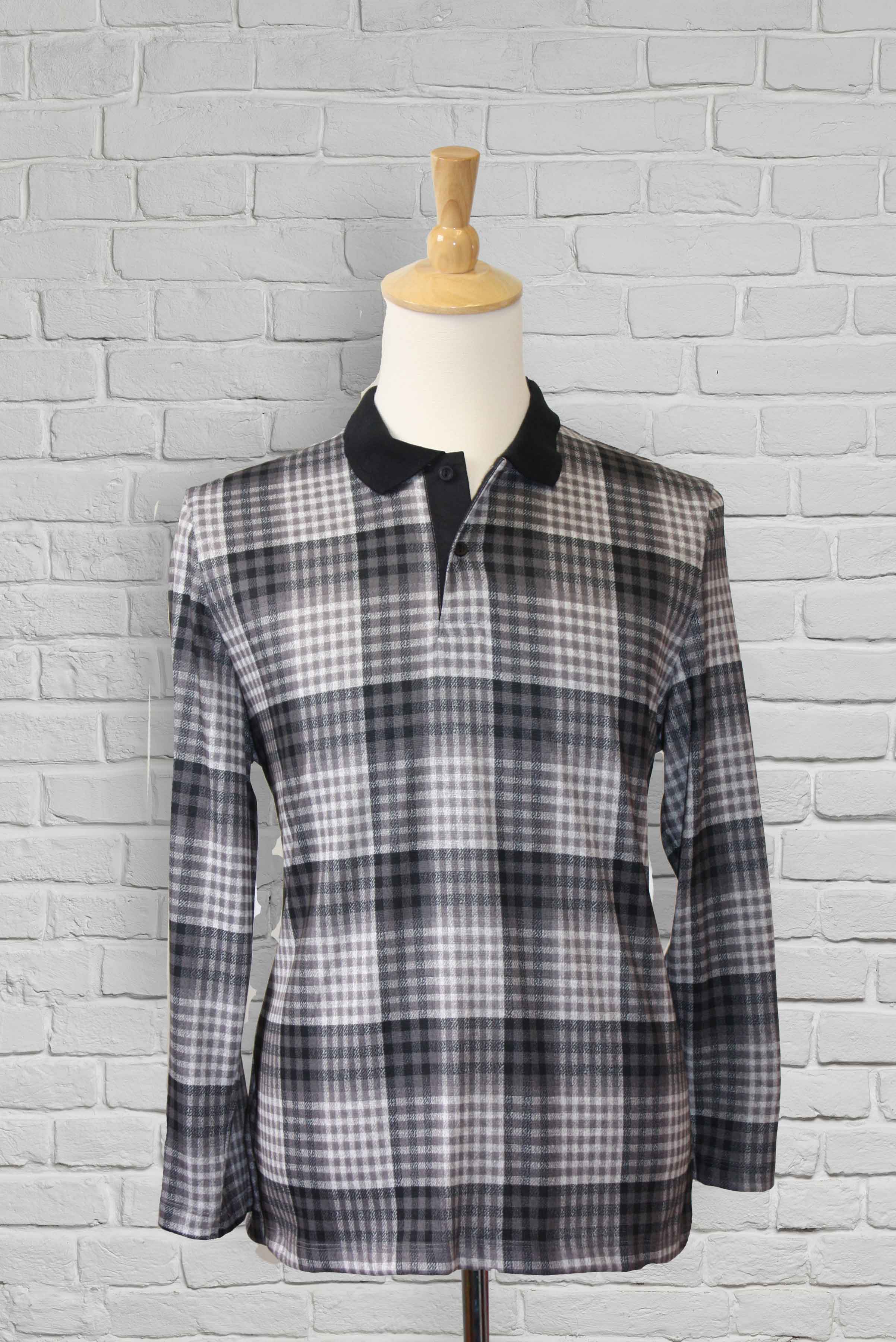 1NHT121-1Y134-Adaptive Polo, Long Sleeves