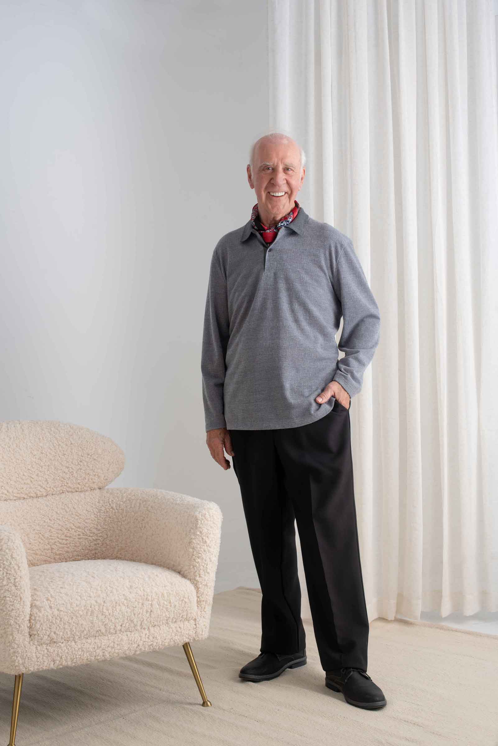 1NHT121-1Z144-Adaptive Polo, Long Sleeves