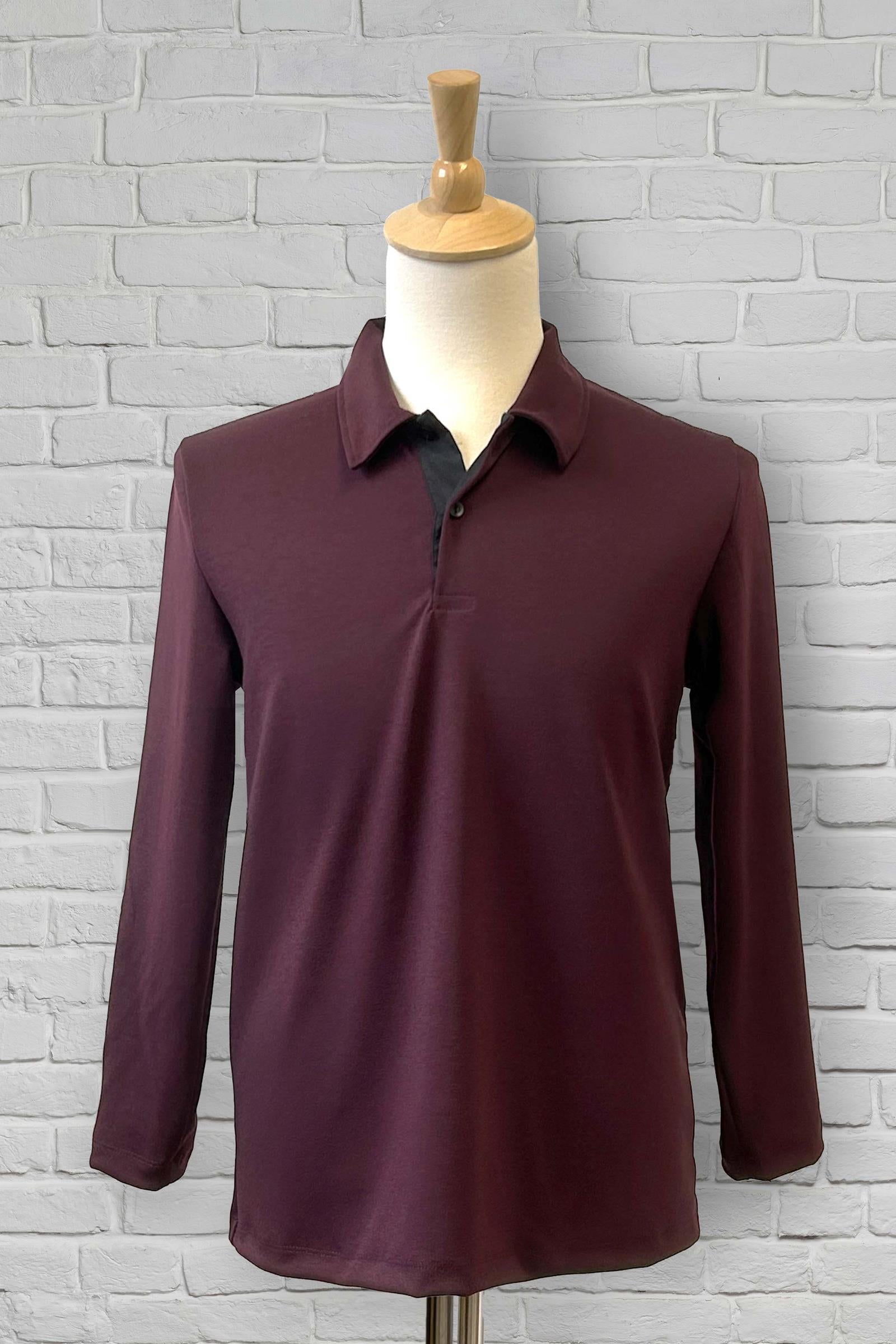 1NHT121-2A603-Adaptive Polo, Long Sleeves