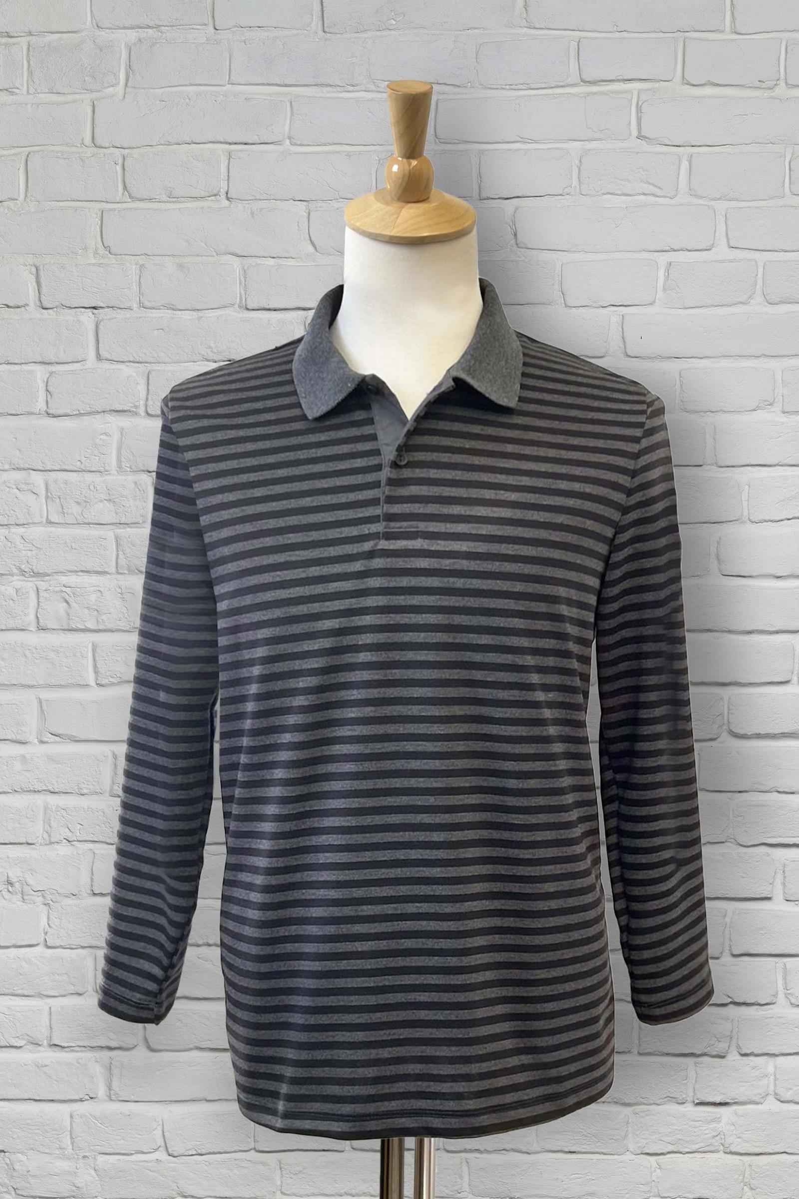 1NHT121-2C608-Adaptive Polo, Long Sleeves