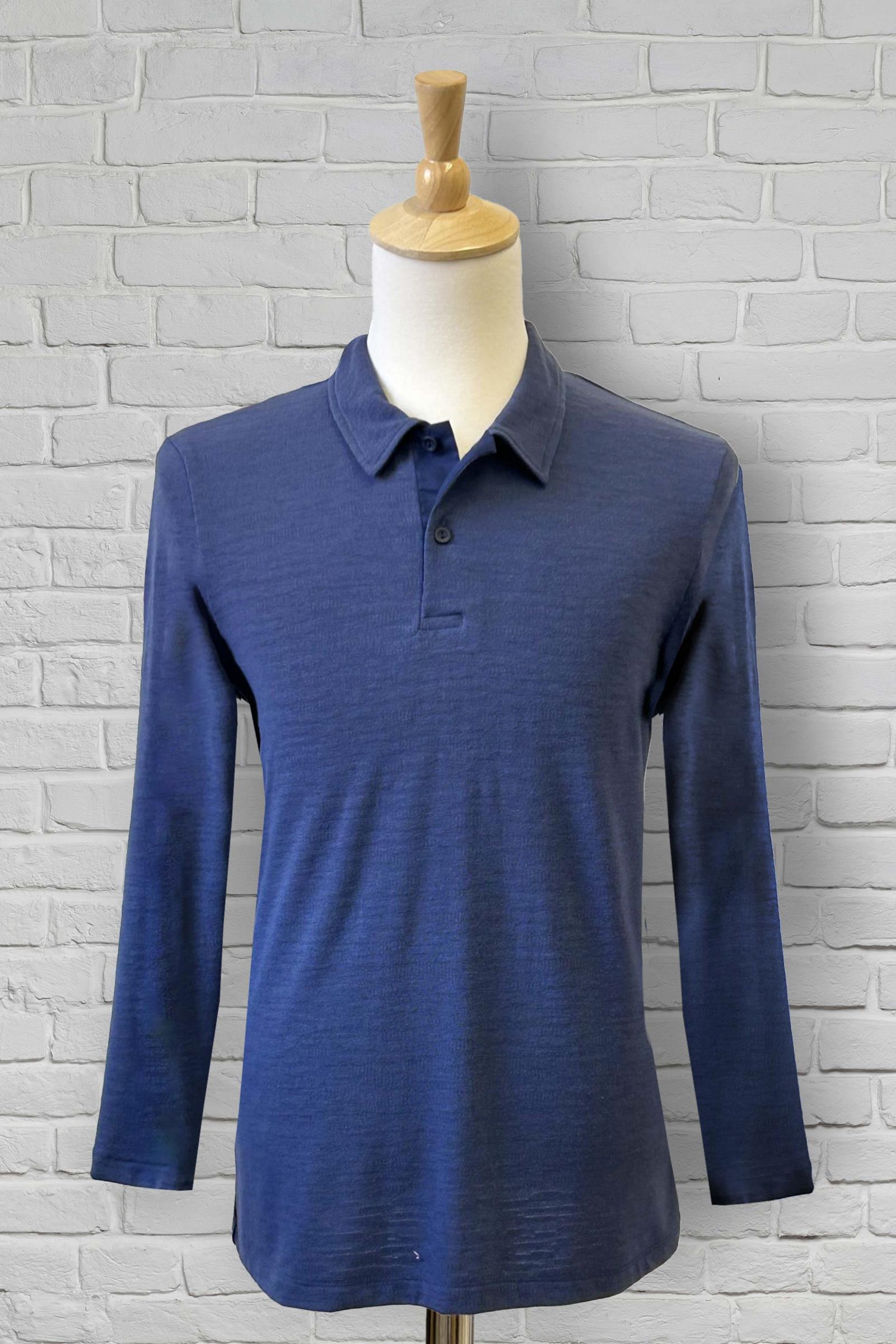 1NHT121-2C614-Adaptive Polo, Long Sleeves