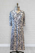 1NR674-2D150-Adaptive Dress, V Neck, 3/4 Sleeves