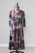 1NR674-2D151-Adaptive Dress, V Neck, 3/4 Sleeves