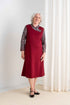 Adaptive Dress, Pinafore Style, Back Opening, Shoulder Snap Closure