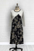 1UR804-2C136-Adaptive Dress, Asymetric, Round Collar, 3/4 Sleeve