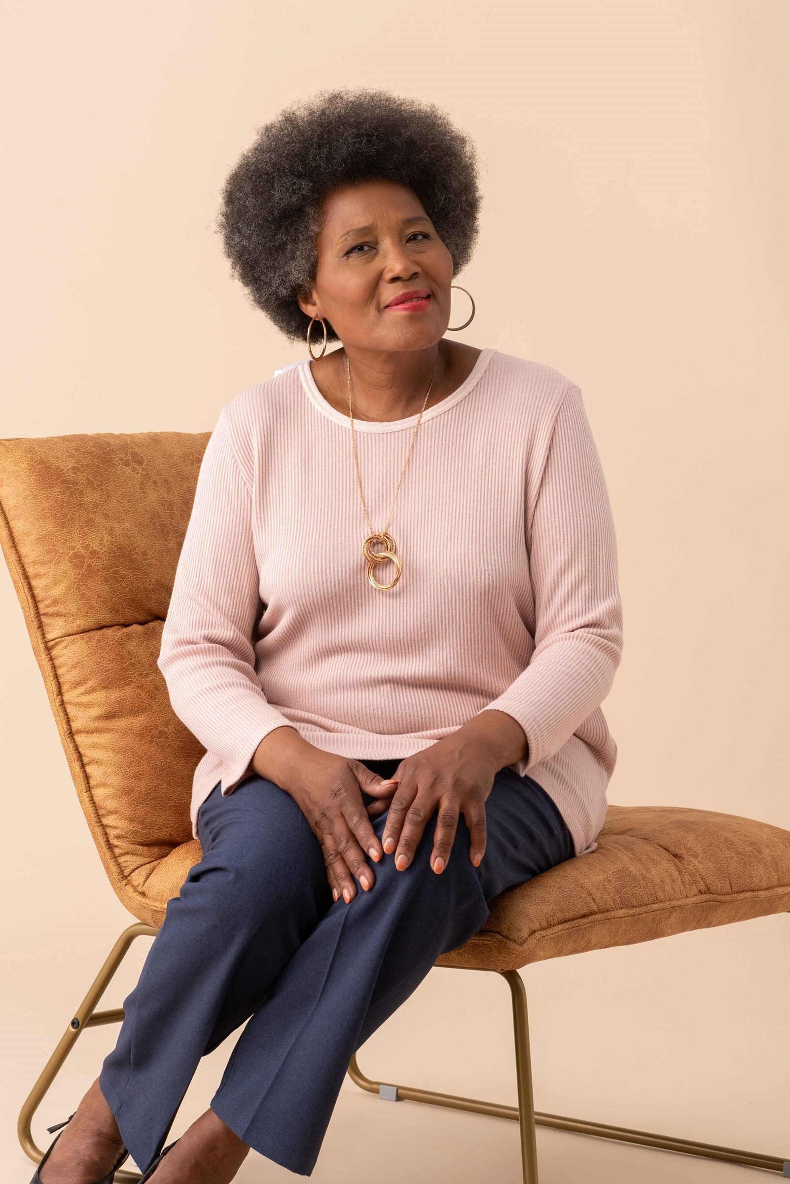 1UT367-1Y116-Adaptive Basic Top With Round Neck