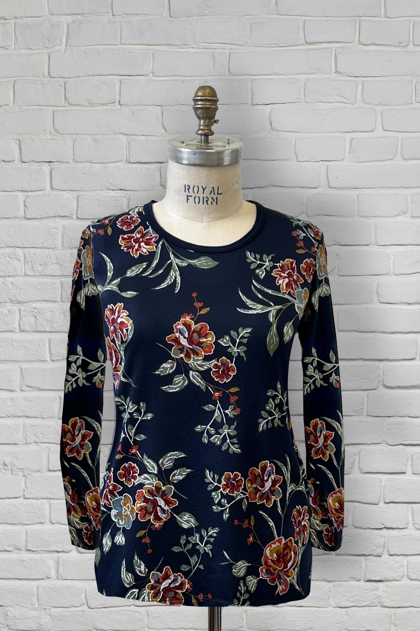 1UT367-2C101-Adaptive Basic Top With Round Neck