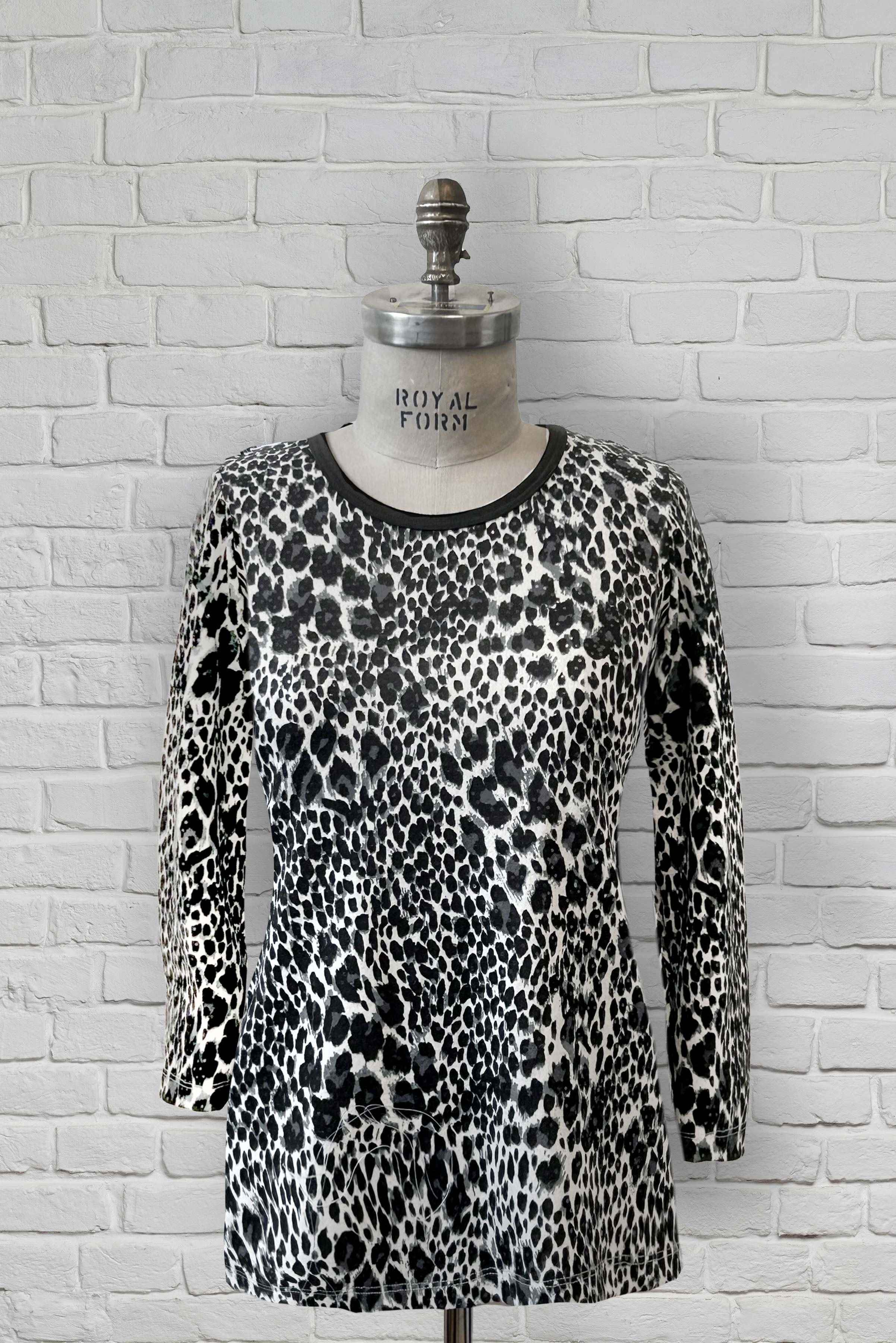 Adaptive top, long sleeve- Grey