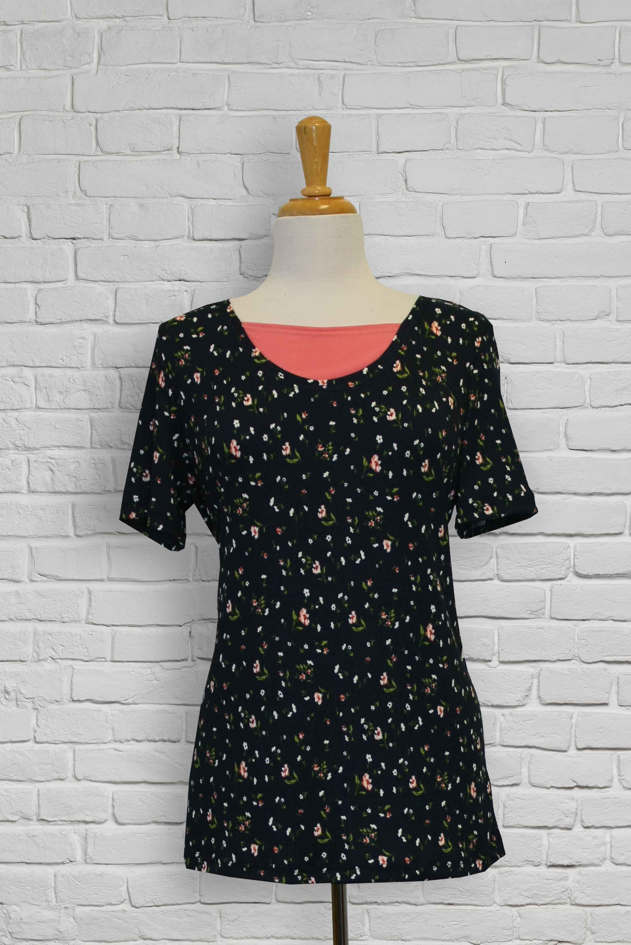 1VT375-1V137-Adaptive Basic Top Short Sleeves