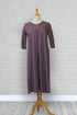 Adaptive Nightgown Open Back, Double Panels, Metal Snaps, Box Pleat