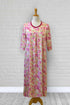 1WN130-1Z316-Adaptive Nightgown, Crew Neck, 2 Buttons