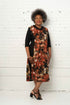 Adaptive Basic Dress, 3/4 Sleeves, Soft Knit, Wide Opening, Closes With A Snap Button
