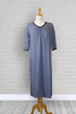 1XN131-1Y311-Adaptive Nightgown, V Neck, 3/4 Sl