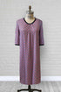 1XN131-2D304-Adaptive Nightgown With Pleats At Neckline