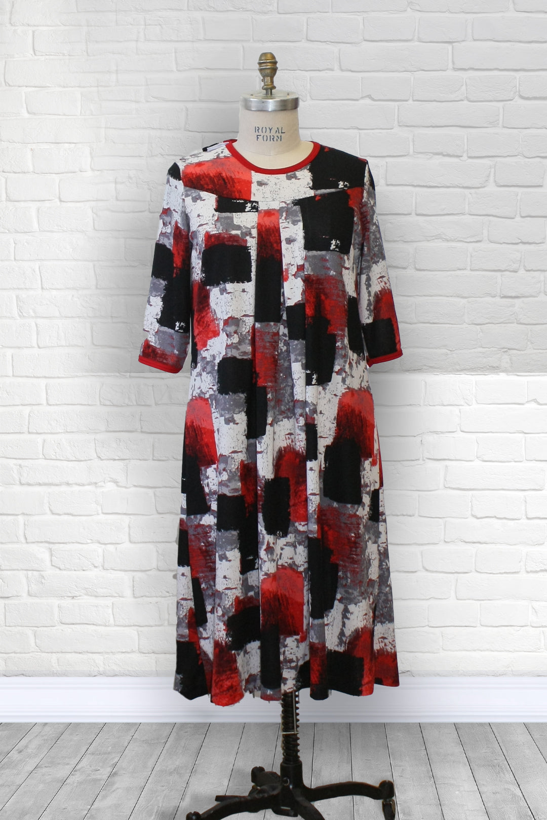 Adaptive Duster Dress - Red