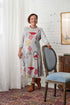 1YR815-2E114-Adaptive Dress Contrasting Color Sleeves