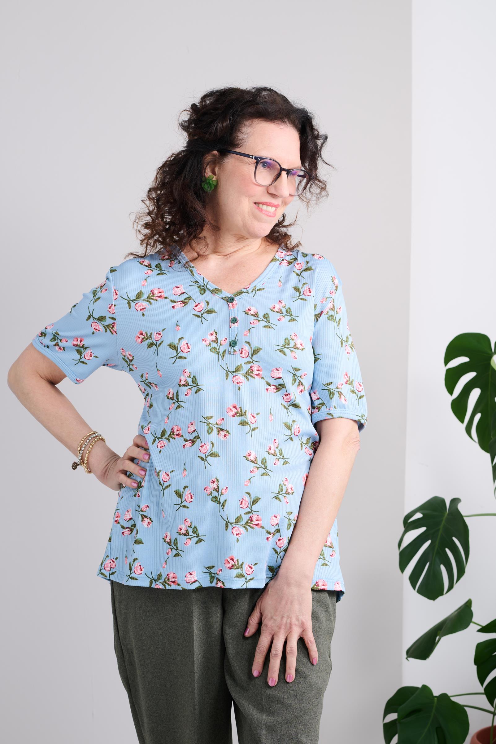 1ZT385-1Z111-Adaptive Henley Top