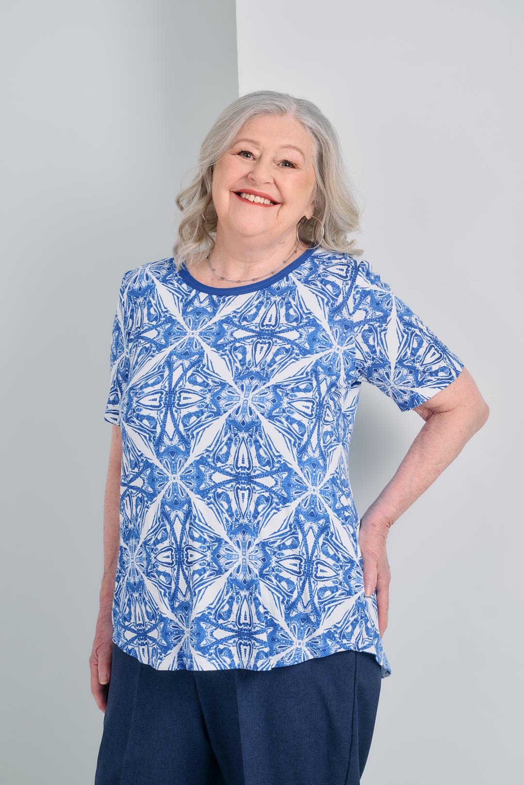 1ZT386-1T111-Adaptive Basic Top Short Sleeves