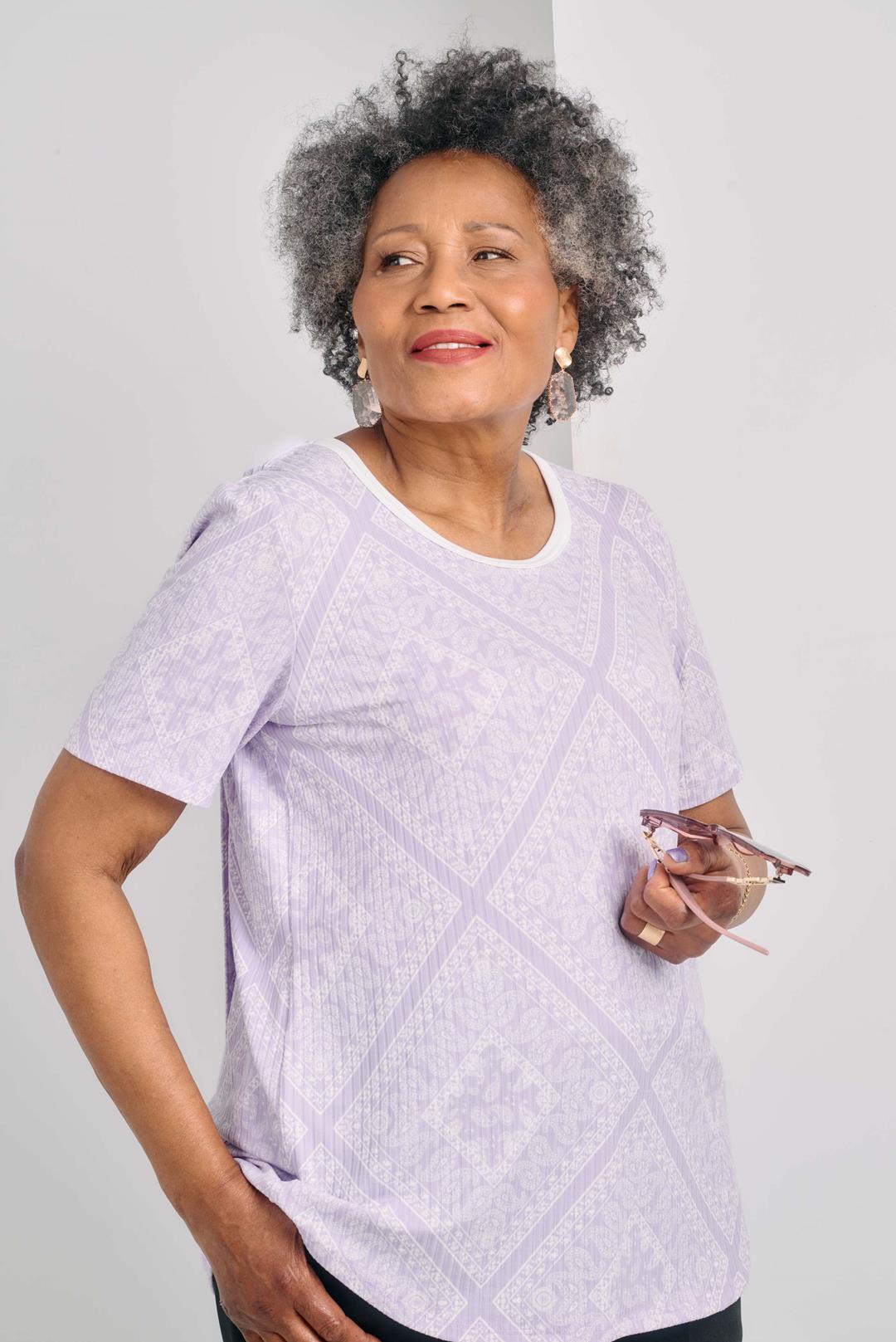 1ZT386-2D125-Adaptive Basic Top Short Sleeves