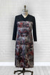 2CR828-2C605-Adaptive Dress With V-Neck And Long Sleeves
