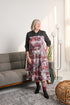2CR828-2C605-Adaptive Dress With V-Neck And Long Sleeves