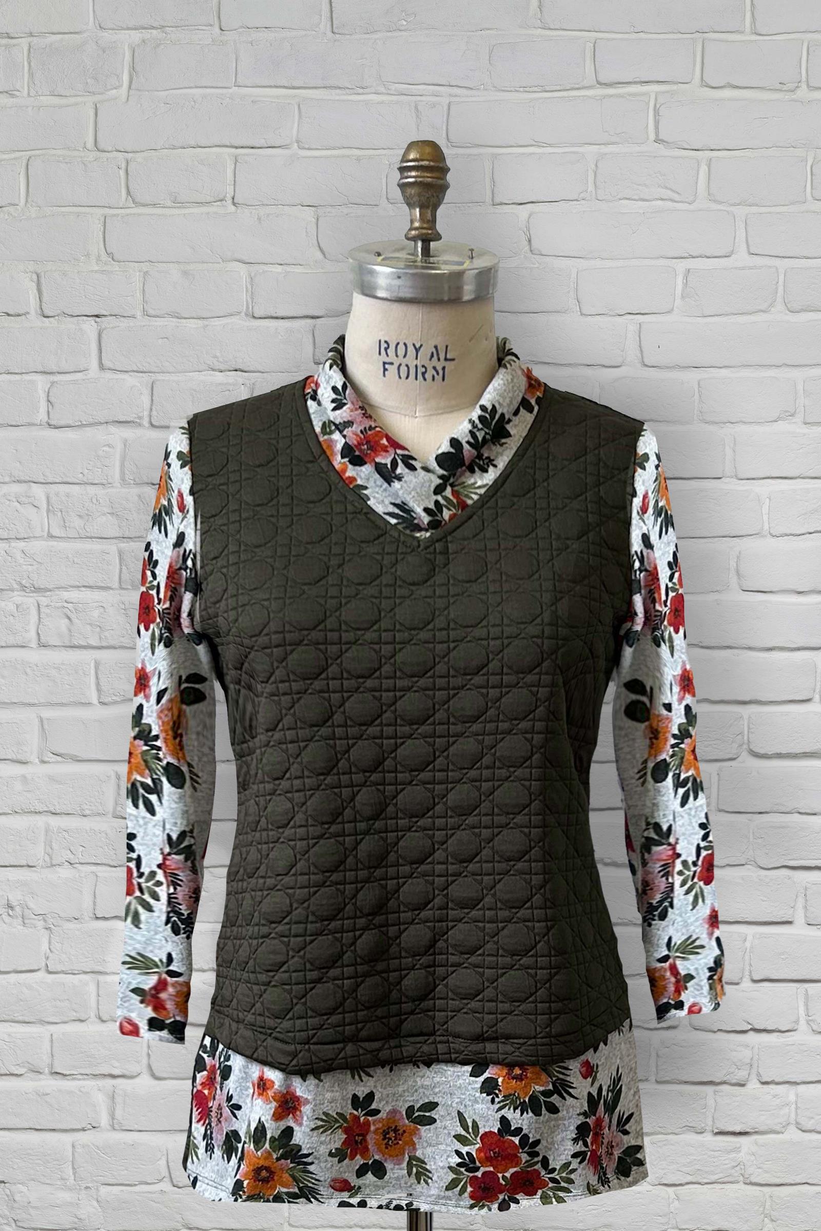 2CT392-2C123K-Adaptive Top With Sleeveless Tank Top
