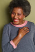 2CT393-2C124G-Adaptive Top, Round Neck, Long Sleeves