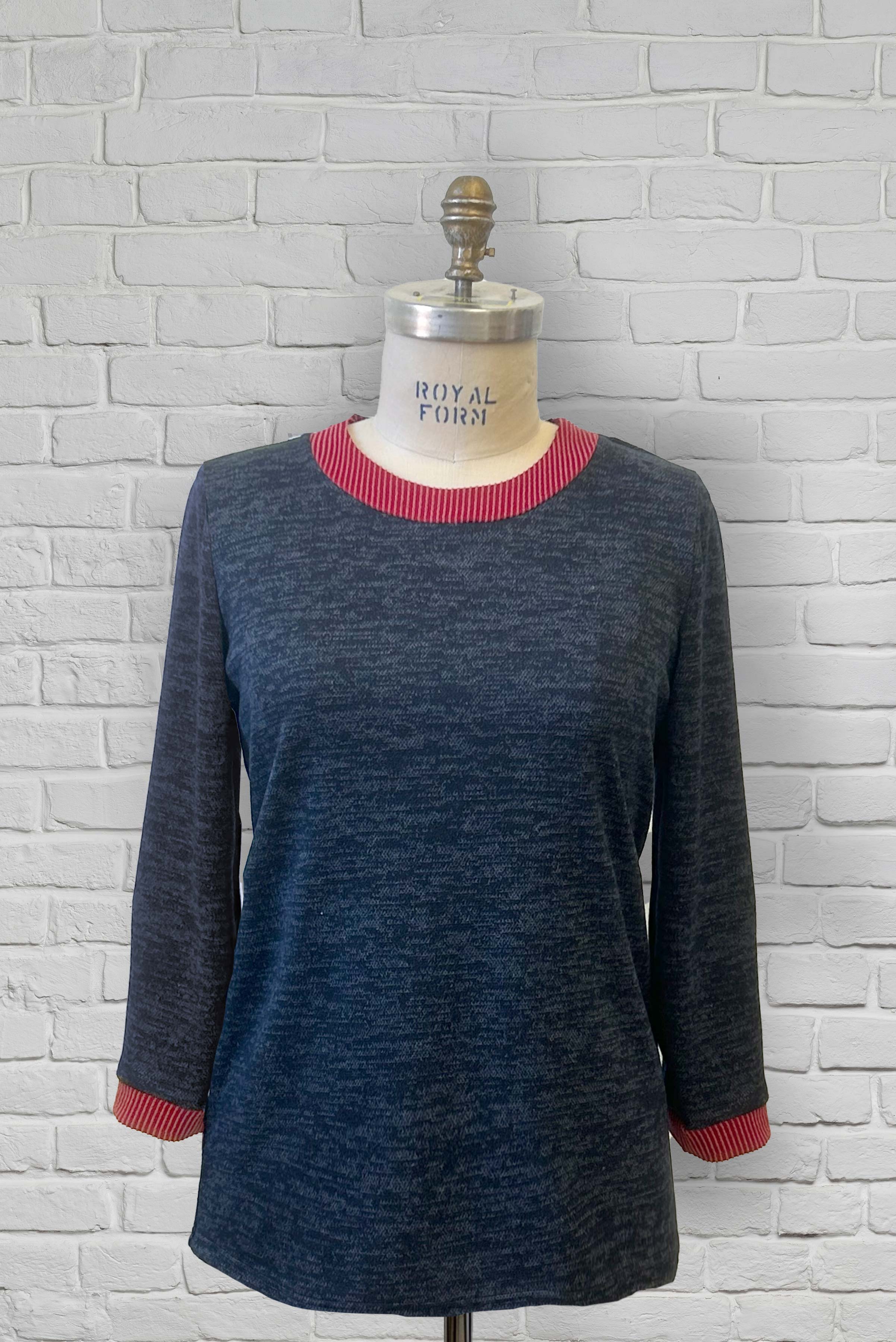 Adaptive Top, long sleeve - Navy