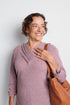 Adaptive Top with Shawl Collar - Pink