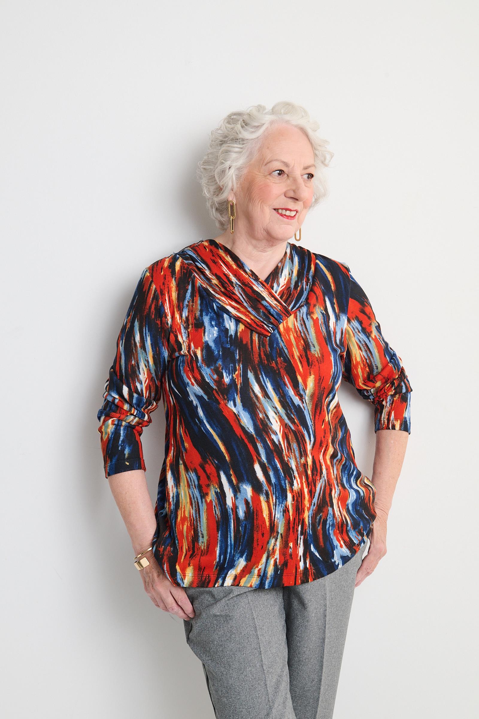 2CT394-2C129-Adaptive Top, With Shawl Collar