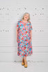 2DR831-2D143-Adaptive Dress, Round Neck, Empire Waist