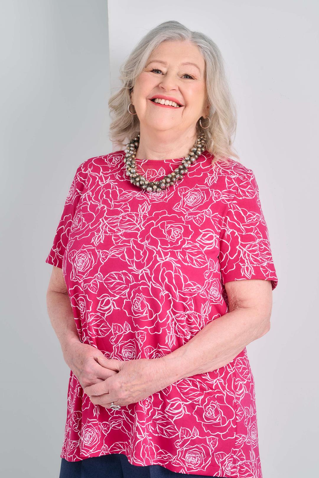 2DT395-2D102-Adaptive Basic Top with a square neckline