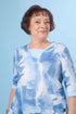 2DT396-2D120-Adaptive Top, 3/4 Sleeves, Overlayer Effect