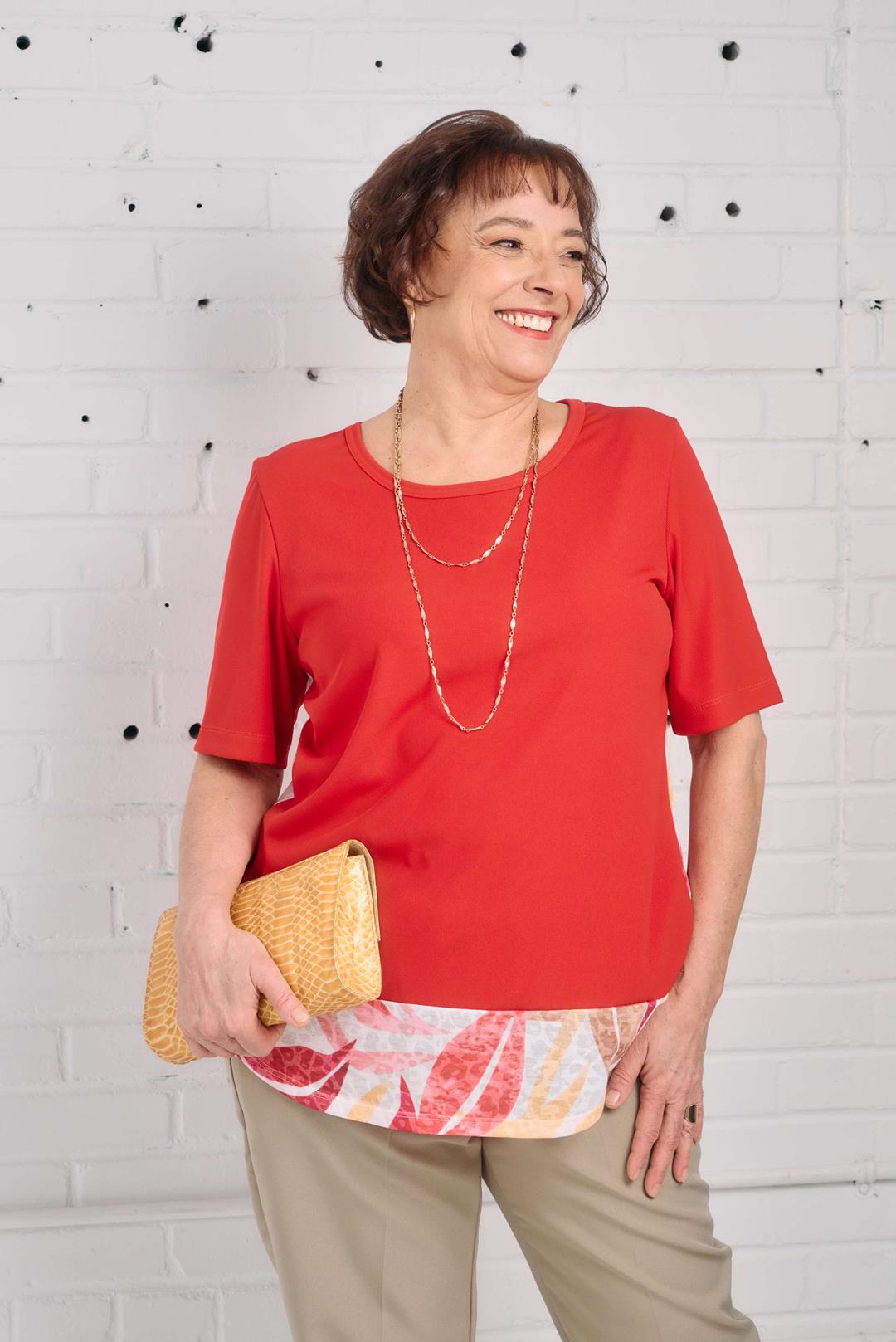 2DT397-2D137R-Adaptive Top, Short Sleeves, Layer Effect