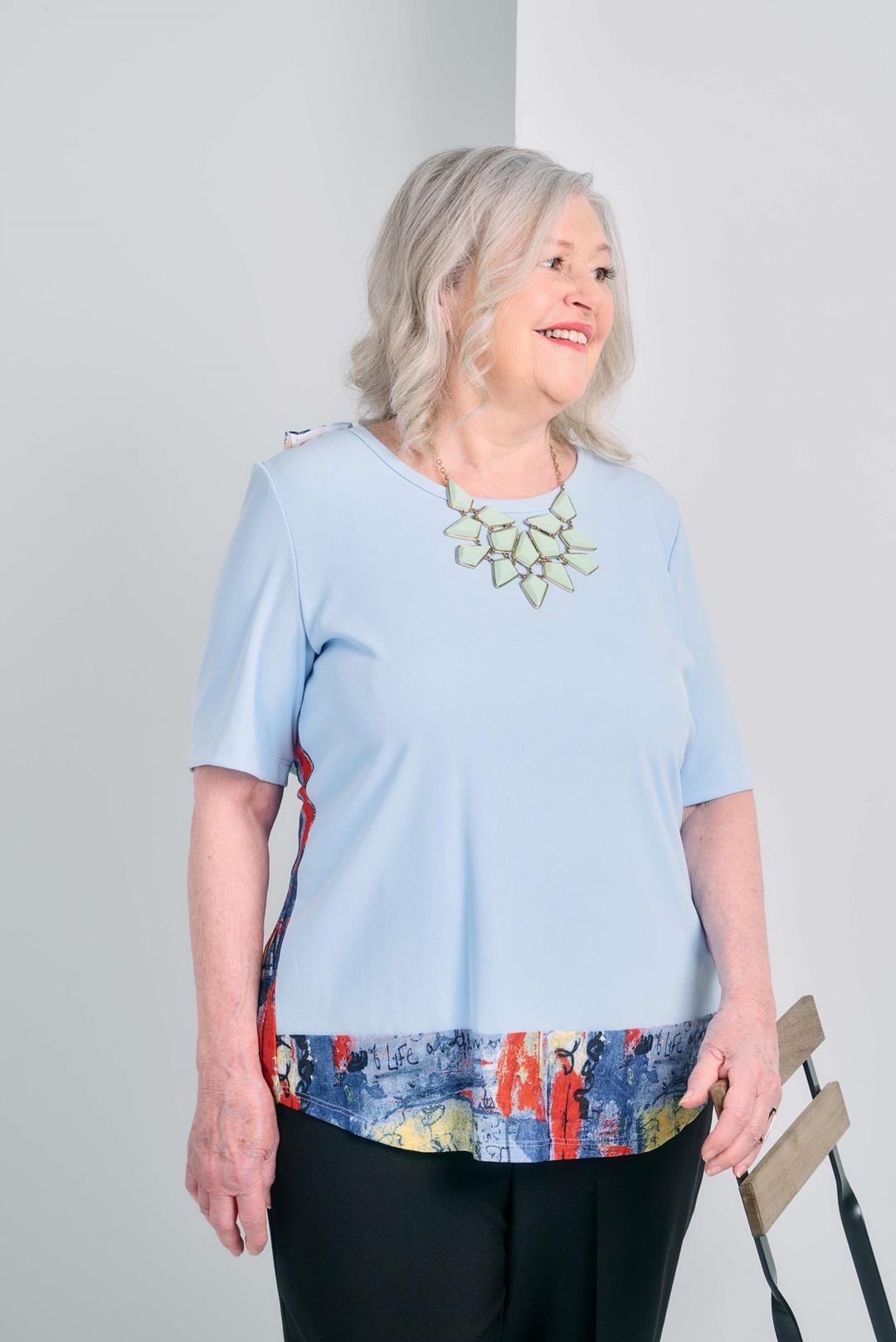2DT397-2D137SD-Adaptive Top, Short Sleeves, Layer Effect