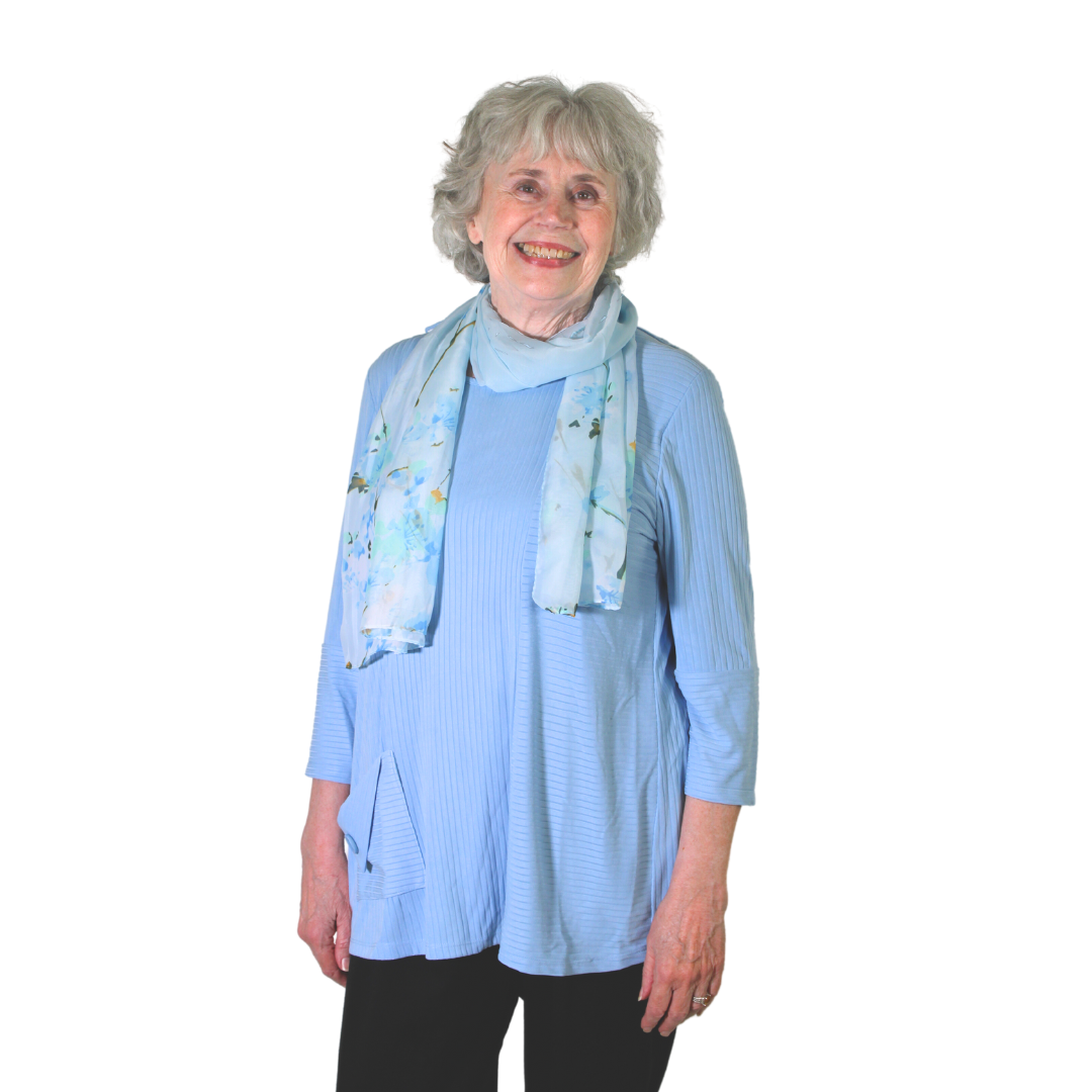 Florence Adaptive Top - Blue