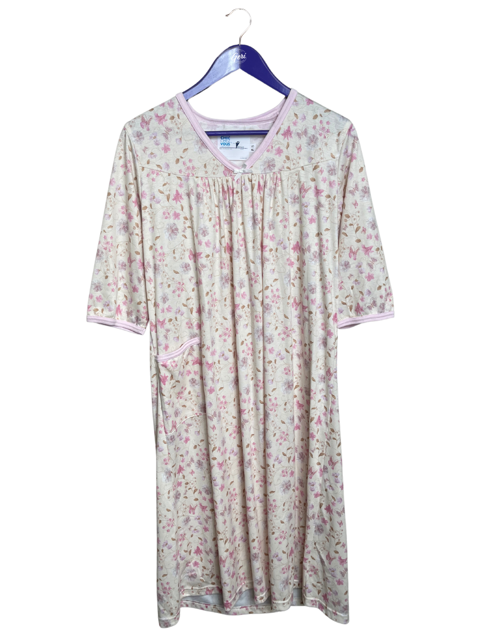 Women's Cotton Sleep Shirt, Long Sleeve Button-down Nightshirt Flannel  Night Shirt,l, Gray